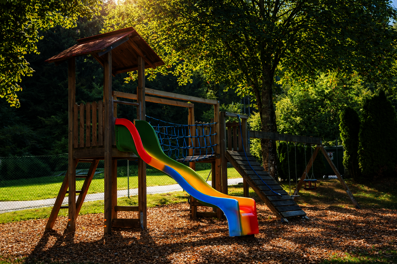 Kinderspielplatz am Natur- und Familiencampingplatz Oberdrauburg