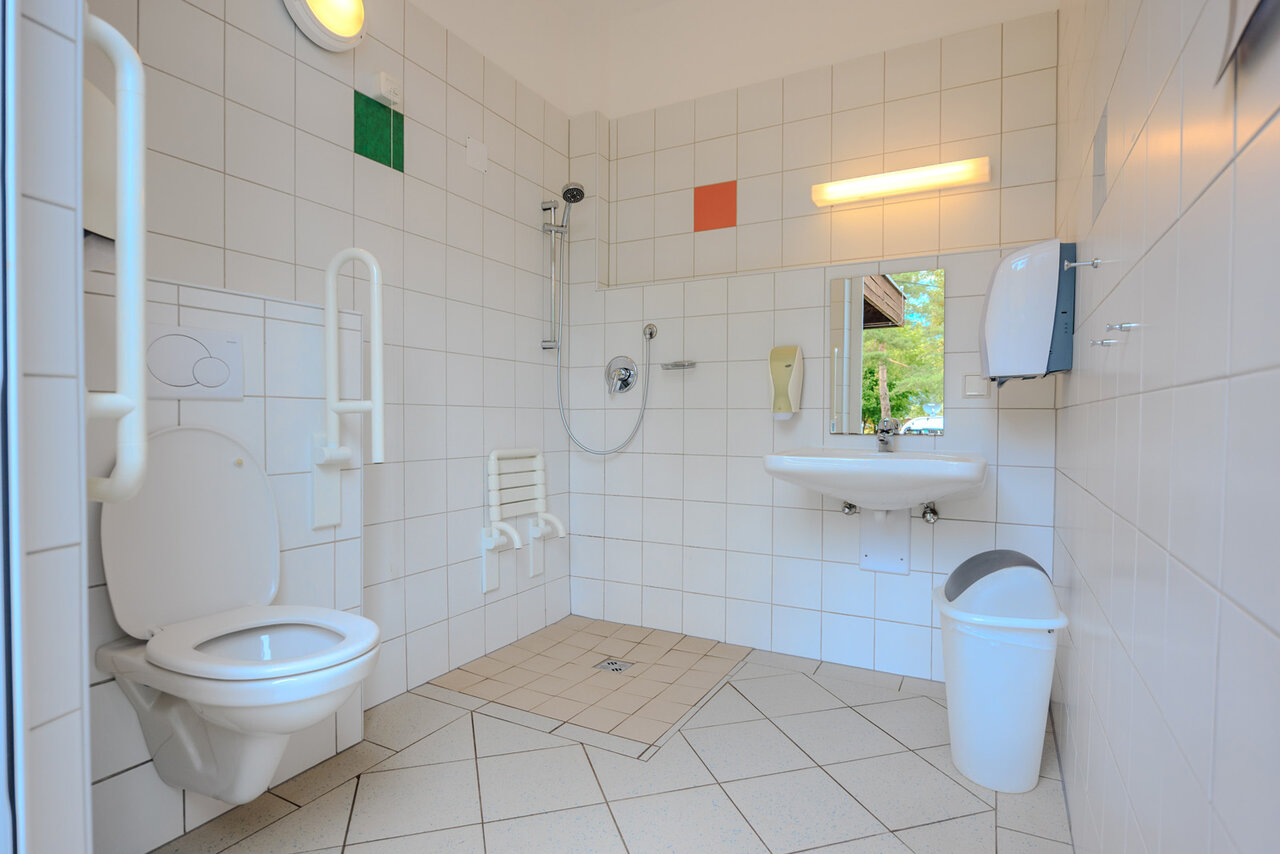 Barrierefreies Bad am Natur und Familiencampingplatz Oberdrauburg