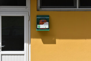 Defibrillator in der Freizeitanlage Oberdrauburg